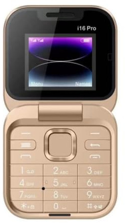 Mini Flip Mobile Phone, Flip Phones for Seniors, Big Button Phone for Elderly, 2 Sim Card Small Display Foldable Cell Phone, Gift for Father's Day/Mother's Day