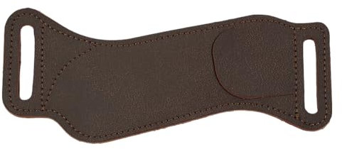 HOBBIESAY 17cm lange Leder Messerscheide für Gürtel Taschenmesser Scheide für Gürteltasche Halter Handmade Geschenk