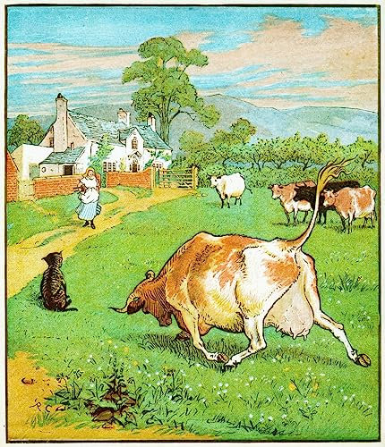 RZHRHJES Vintage Leinwand Wandkunst Leinwand Wandkunst Poster Dies ist das Tier mit dem zerknitterten Horn das von einem berühmten Künstler geworfen wurde für Wanddekoration 60x90cm