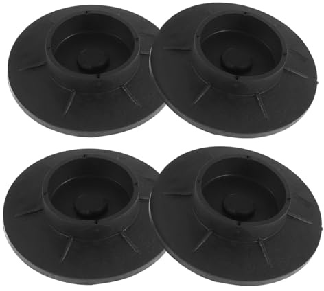 GLSTOY 4pcs Washing Machine Shock Pad Vibration Pads for Washer and Dryer Rubber Feet Absorb Shock and Vibration Floor