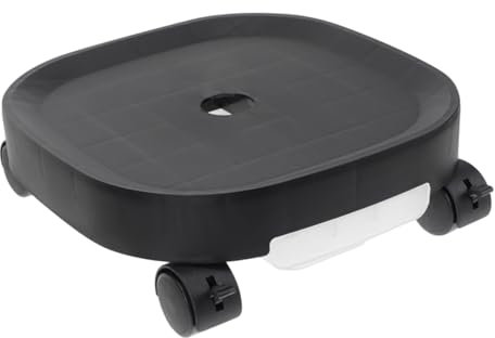 BESPORTBLE Bandeja De Ruedas con Freno para Plantas Exterior Interior Hecha De Resina Gruesa para Jardín o Interior