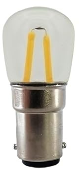 YSJX Lights, Pack of 50, Led Filament Light Bulb T22B DC12V E12/E14/B15D Refrigerator Light Edison Pendant Bulb Light Source(2200K Yellow,120V B15D)