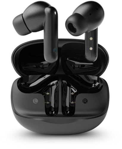 DunRock Bubble Pro Auricolari in-ear Bluetooth 5.4 – Auricolari Senza Fili con ANC, Multipoint, Controllo App, Batteria 35h, Microfono ENC, Touch, USB-C, True Wireless per lavoro, Sport & Gaming