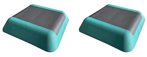 Mokamika 2 x Aparatos de fitness Stepper Ajustable Aerobic Step Gym Tabla de ejercicios aeróbicos Stepper Board para yoga Fitness