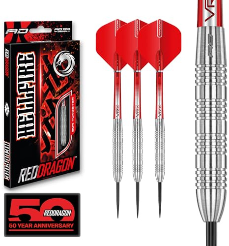Hell Fire B: 24g Tungsten Darts Set with Flights and Stems