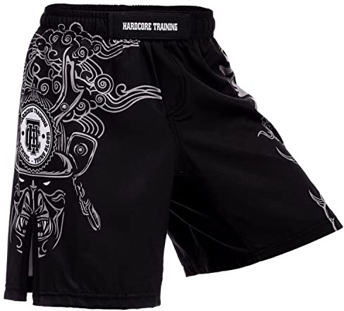 Hardcore träning Koi svart barn boxning shorts korta byxor barn boxning fitness kampsport muay thai