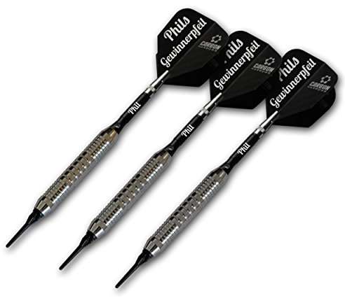 3Dglas Dartpfeil mit Gravur | Lasergravur auf Flight oder Schaft | Text oder Name auf deinem Softdart | Das Dart Geschenk