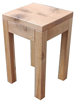 Martin Weddeling Beistelltisch Holztisch Wildeiche Asteiche massiv. Maße : 30x30x42cm hoch. Massanfertigung !