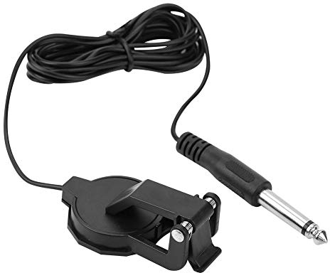 Dilwe Violin-Tonabnehmer, 6,35-mm-Klinkenmikrofon mit Klinkenstecker, Piezo-Violine, Akustikgitarre