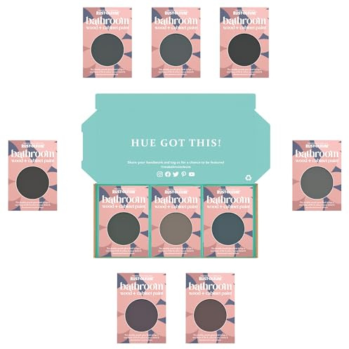 Rust-Oleum Bathroom Cabinet Paint in Gloss Finish – Moody Darks Tester Box