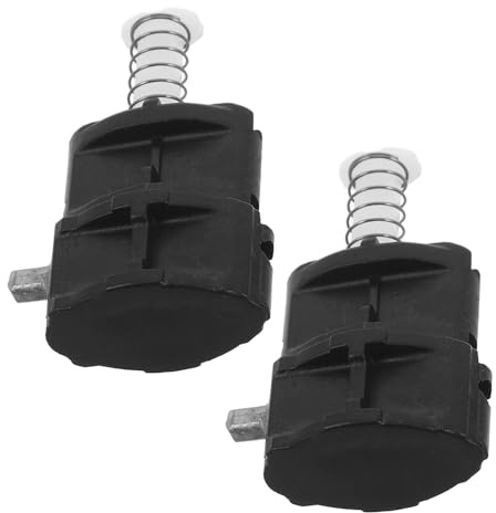 Ipetboom Accessori per Riparazione Valigie 2 Pezzi Clip di Bloccaggio in Metallo per Maniglia Telescopica, Parti per Bagagli da Viaggio Finitura Anticorrosione, Strumenti Compatti