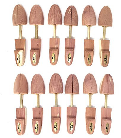 Cedar Elements Little Wholesale Program - Women's Cedar Shoe Tree - 6 Pairs (Large)
