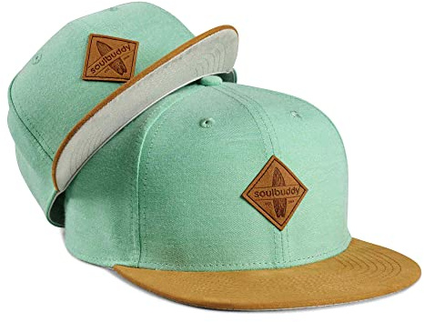 Soulbuddy Vater Sohn Baseball Cap Set – 2er Partnerlook Familie – Herren & Kinder Basecap – tolle Sommer Caps – Snapback Bundle – Papa Geschenk – One Size + 1 Kinder Cap Größe S, M oder L