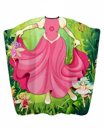 Friseurumhang Kinder, Original Barbermood Barber Cape, Professional Hair Salon Kid Cape, Friseurbedarf, Haarschneideumhang Kind, 90 cm x 120 cm, wasserfest, luftdurchlässig, einstellbar, washbar.
