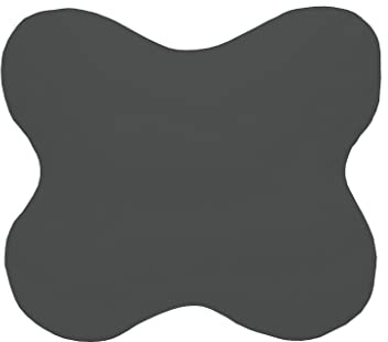 Dukal | Bezug für ACAMAR Seitenschläferkissen Nackenstützkissen | aus hochwertigem DOPPEL-Jersey | 100% Baumwolle | Farbe: anthrazit
