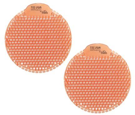 FrePro Slant Urinal Insert Toilet Air Freshener Reversible - Pack of 2 Mango