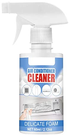 Desodorierender,entkalkender Reiniger für Klimaanlagen,Klimaanlagen Reiniger,Klimaanlagen Schaumreiniger,Klimaanlagenreiniger Schaum Spray,Reinigungsmittel für Split- und mobile Klimaanlagen,60ml