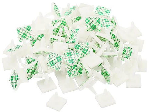 PATIKIL 100Stk Klebriger PCB Abstandhalter 0.19 Stützhöhe Weiß | Selbstklebende Abstandhalter, Klebeisoliert, Abstandshalter für PCB PC Brett Unterstützung