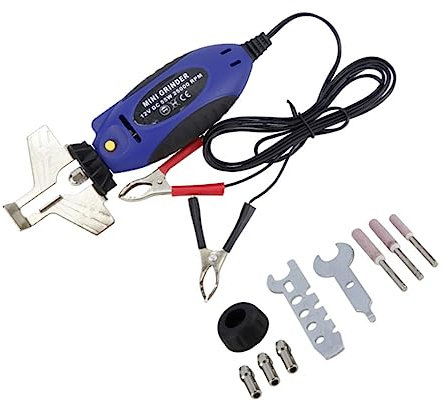 POPETPOP Electric Chain Sharpener Mini Handheld Chain Saw Tool Sharpening Stone Set Easy to Use Replace