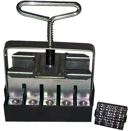 Generic Handheld Block Maker | Stahl Handheld 20 Boden Blockierwerkzeug Bodenblocker Maker | Handgehaltener Bodenblocker Blocker | Gartenwerkzeuge Schützen Sämlinge für Blumenerde