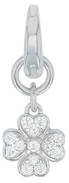 Amor Charm 925 Sterling Silber, Damen, Charms, mit Zirkonia synth., Kommt in Schmuck Geschenk Box