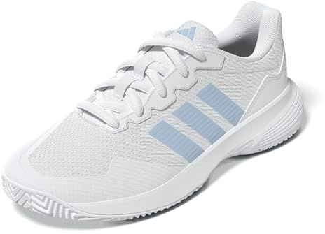 adidas Damen GAMECOURT 2 Tennis Shoes, FTWR White/Crystal Sky/Chalk White, 38 2/3 EU