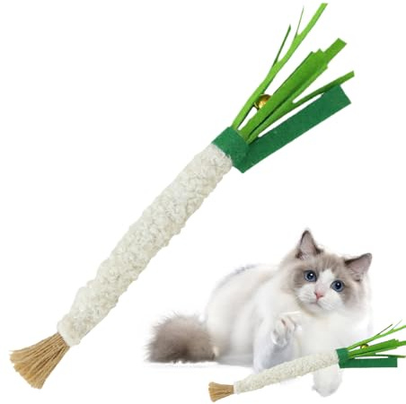 Kattungars Tuggleksaker Vårlöksformad Filtleksak För Kattbeteende