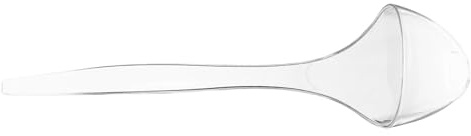 Cabilock Louche à Soupe Transparent Aux Chocs Manche Long Ergonomique Ustensile de Cuisine Polyvalent pour Sauces et Réutilisable et