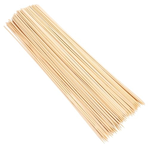 Yardenfun 2 Confezioni Spiedini in Bambù Usa e Getta da Pacchi con Bastoncini Resistenti e Affilati per Barbecue Grigliate all Aperto Feste e Artigianato per Carne Verdure e Pesce