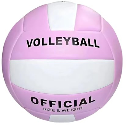 Super Mjuk Volleyboll Officiell Storlek 5, Vattentät Strandvolleyboll, Mjuk Träningsvolleyboll för Utomhus och Inomhus, Perfekt för Pool, Strand, Gym och Sporthallar (C)