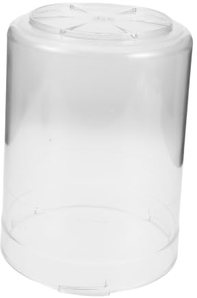 WRITWAA Gobelet Eau de Rechange Transparent Plastique pour Casque Vapeur Cheveux Léger et Résistant Bouteille Eau pour Salon de Coiffure et Soins Spa