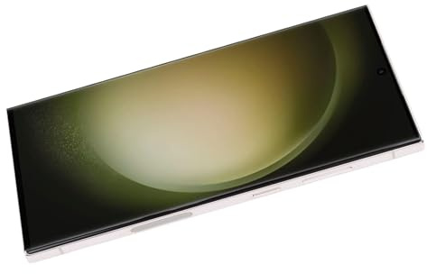 AMONIDA 6,7 Tums Digitaliseringsenhet för Pekskärm med Ram för S23 Ultra 5G SM-S918U - Premium LCD-ersättningssats (Guld)
