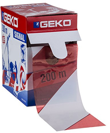 Absperrband Rolle x 200m Warnband Flatterband rot/weiss Signalband Sperrzone