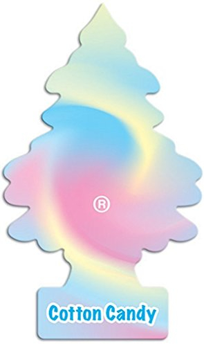 MAGIC TREE LITTLE TREE COTTON CANDY FRAGRANCE CAR AIR FRESHENERS PACK OF 5