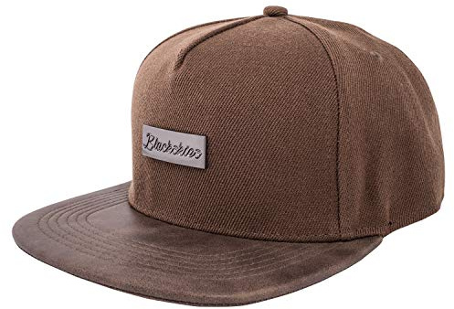 Blackskies Vanguard Snapback cap | Cappellino da Baseball Uomo Donna | Basecap Visiera in Similpelle Marrone cap - Unisex Streetwear Outdoor Estate Tempo Libero