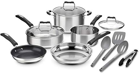 Cuisinart P87-12 Multiclad Pro Triple Ply Stainless Cookware 12 Piece Collection