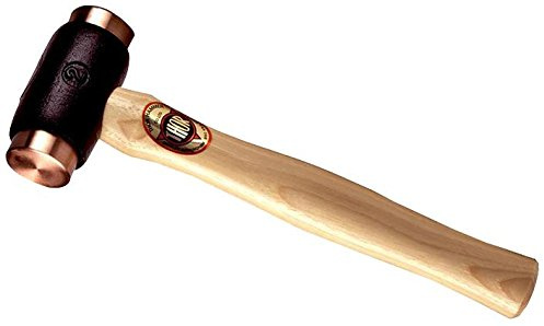 Marteau en cuivre/cuivre, 38 mm, 1260 g | Marteaux souples pour le visage, 1 quantité – 04-312