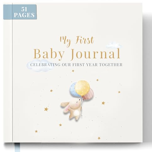 Tiny Trees® Tagebuch zum Eintragen - Baby Buch ab Schwangerschaftch – Tagebuch für werdende Eltern | Baby-Meilensteinbuch mit Stammbaum, monatlichen Geburtstagen und mehr (Englisch)