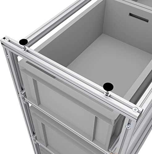 Tinobu Stellfüße zum Verspannen für den Heckauszug, M8x50 Spannfüße, großer Spannfuß verstellbar, rutschfest (Stellfüße für Verspannung