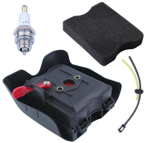 Mtanlo Kit de Filtro de Aire para Motor de Desbrozadora con Tapa y Carcasa para Cortadores 40-5CG430