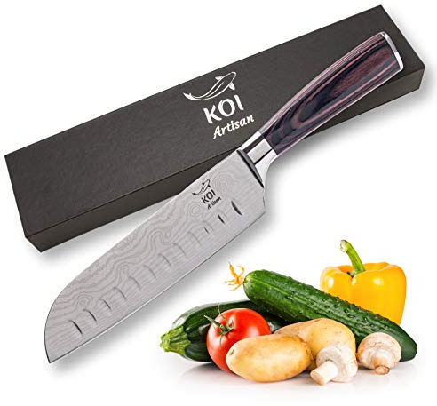 KOI ARTISAN Kitchen Chef's Knife | Pakka Wooden Handle
