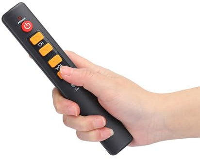 SustVita Universal Remote Control Replacement, Smart Learning Controller for TV/STB/DVD/HiFi/VCR with 6 Large Knobs