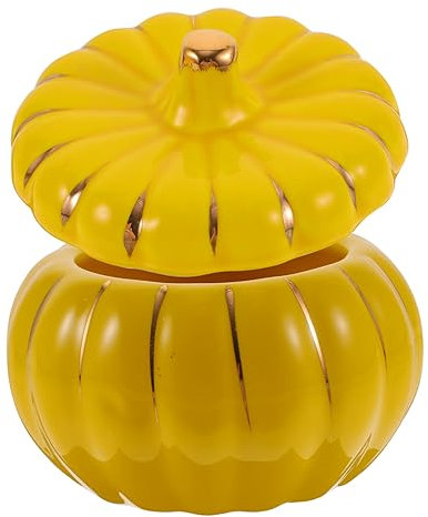 ABOOFAN Tazón De Cerámica Forma De Calabaza con Tapa para Sopa y Postres para Decoración De Halloween y Otoño