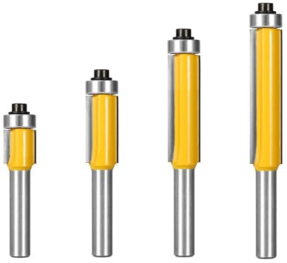 Flush Trimm Copy Router Bit 12 7mm 8mm Für Glatte Holzkürzung Sperrholz Hartholzholzholz Mahlen Aus Holzhändler Holzschneider Für Sperrholz