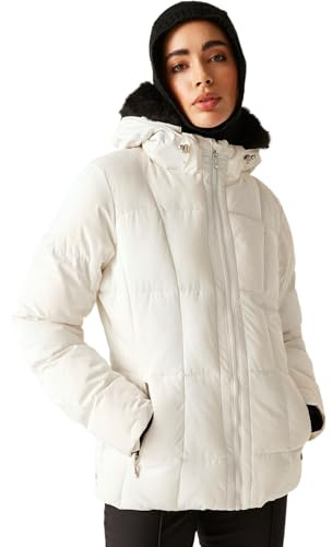 Dare2b Women's Glamorize Jk Damen‑ Glamourize VI Skijacke, Egret, 36