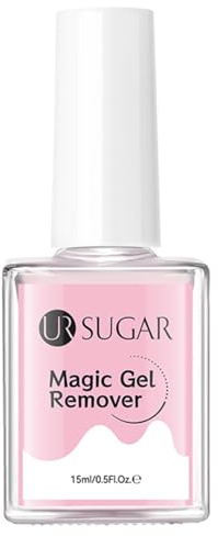 UR SUGAR 15ML UV Nagellackentferner, Nagellacke Entferner für UV Nagellack, Magic Remover Einfach und Schnell Gel-Nagellack Entfernen, Gel Remover Schadet den Nägeln Nicht