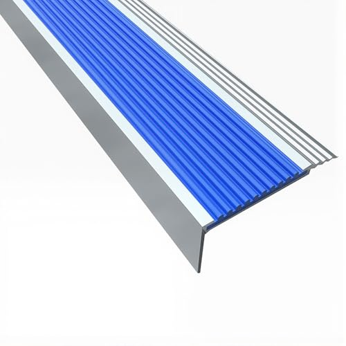 Aluminium‑Treppenkantenprofil, Selbstklebender Rutschfester L‑Förmiger Treppenkantenschutz für Beton‑, Fliesen‑ Und Holzstufen Innen Und Außen