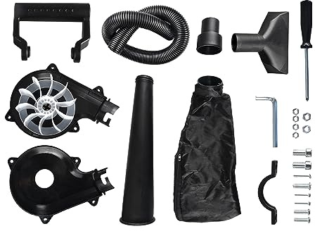 Qudinip Angle Grinder Attachment, Convert Angle Grinder to Blower and Vacuum Cleaner with Fan Technology, for Efficient Dust Removal in Various Environments