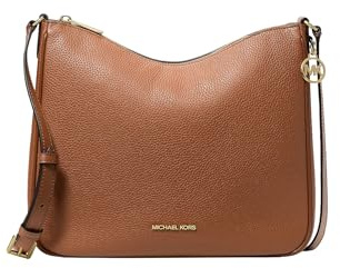 Michael Kors Nayla Medium Pebbled Leder Messenger Bag Luggage