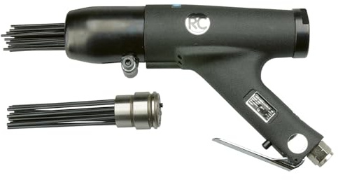 Rodcraft RC5620 Druckluft Nadelentroster, 28 x 3 mm und 14 x 4 mm Nadeln, 4500 Schläge pro Minute